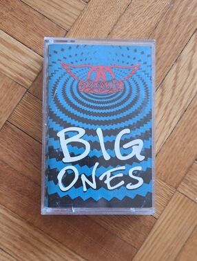 Aerosmith "Big Ones" Vintage Cassette Tape - Blue & Black